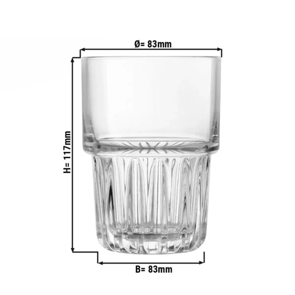 (12 kusů) sklenice na long drink - EVEREST - 355 ml - průhledná - Image 2