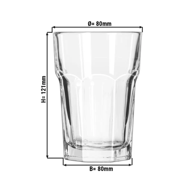 (12 kusů) sklenice na long drink - GIBRALTAR - 296 ml - průhledná - Image 2