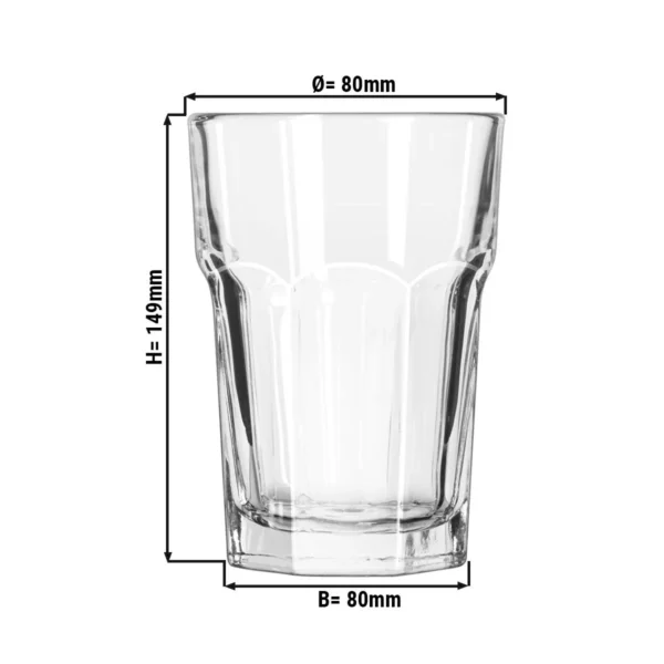 (12 kusů) highball sklo - GIBRALTAR - 311 ml - průhledné - Image 2