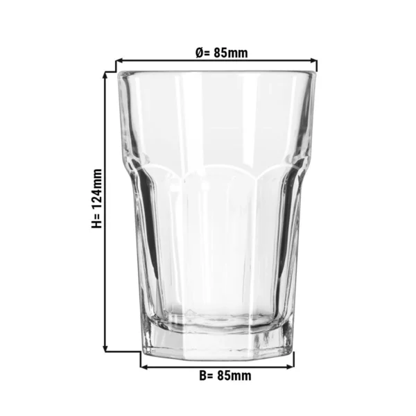 (12 kusů) sklenice na long drink - GIBRALTAR - 355 ml - průhledná - Image 2