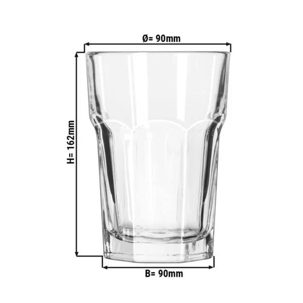 (12 kusů) sklenice na long drink - GIBRALTAR - 473 ml - průhledná - Image 2