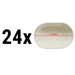(24 kusů) TEOS - Talíř/ Talíř oválný - Ø 32 cm