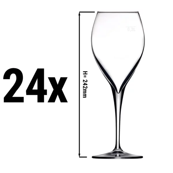 (24 kusů) Sklenice na červené víno - Perception - 445 ml