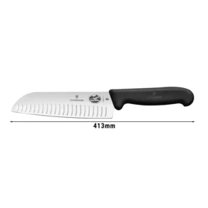 VICTORINOX Santoku nůž - 17 cm - černý