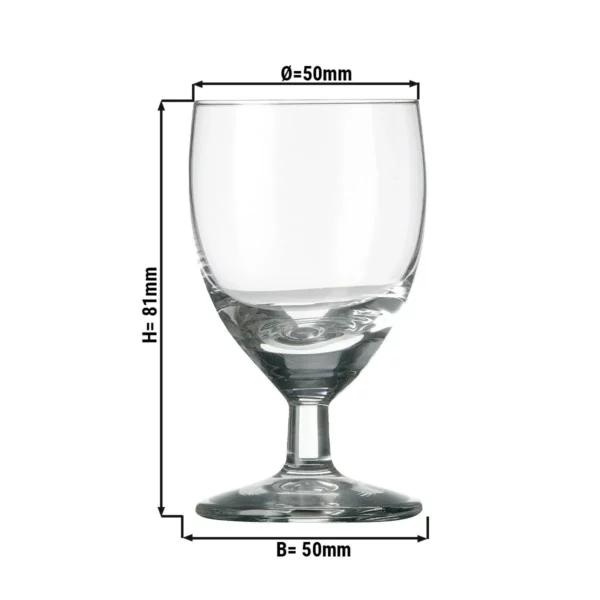 (12 kusů) panák - GILDE - 60 ml - Image 2
