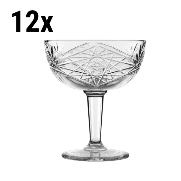 (12 kusů) miska na šampaňské - HOBSTAR - 250 ml - průhledná - Image 5