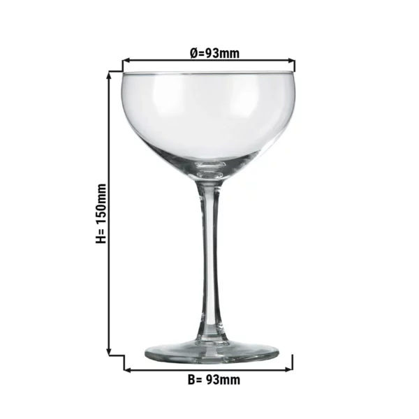 (6 kusů) miska na šampaňské - SPECIALS - 240 ml - Image 2