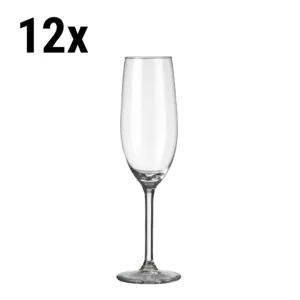 (12 kusů) sklenice na šampaňské - ESPRIT - 210 ml - průhledná