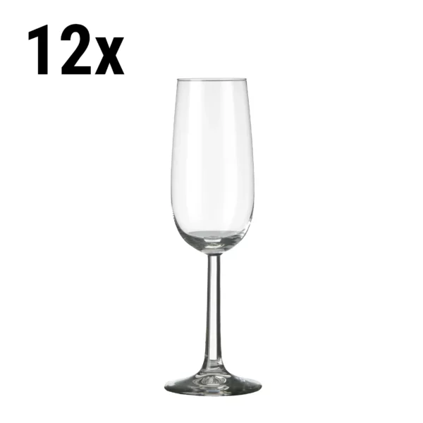 (12 kusů) sklenice na šampaňské - ESPRIT - 170 ml - průhledná