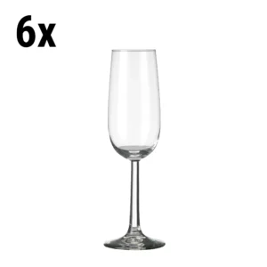 (6 kusů) sklenice na šampaňské - ESPRIT - 170 ml - průhledná
