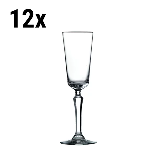 (12 kusů) sklenice na šampaňské - SPKSY - 174 ml - průhledná