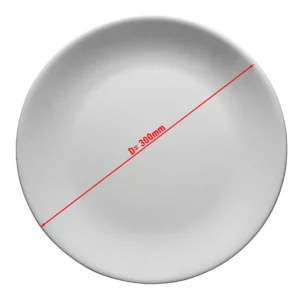 (12 kusů) ENTity - talíře ploché - talíře na pizzu - 30 cm