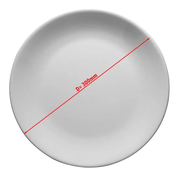 (12 kusů) ENTity - talíře ploché - talíře na pizzu - 30 cm
