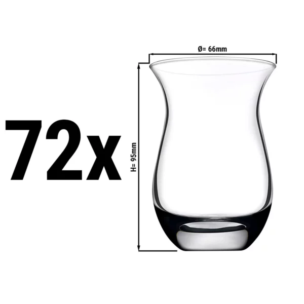 (72 kusů) čajová sklenička - AQUA - 160 ml