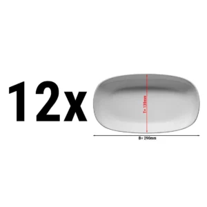 (12 kusů) ENTity - Talíř oválný - 29 cm