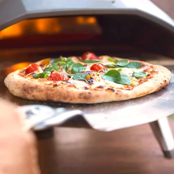 Přenosná kamna na pizzu na dřevěné pelety - hloubka: 300 mm - Image 3