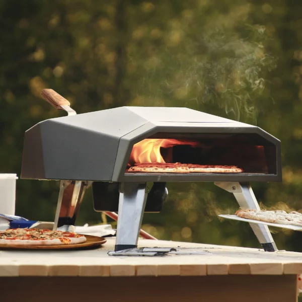 Přenosná kamna na pizzu na dřevěné pelety - hloubka: 300 mm - Image 11
