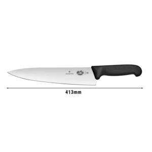 VICTORINOX tranžírovací nůž - 28 cm - černý