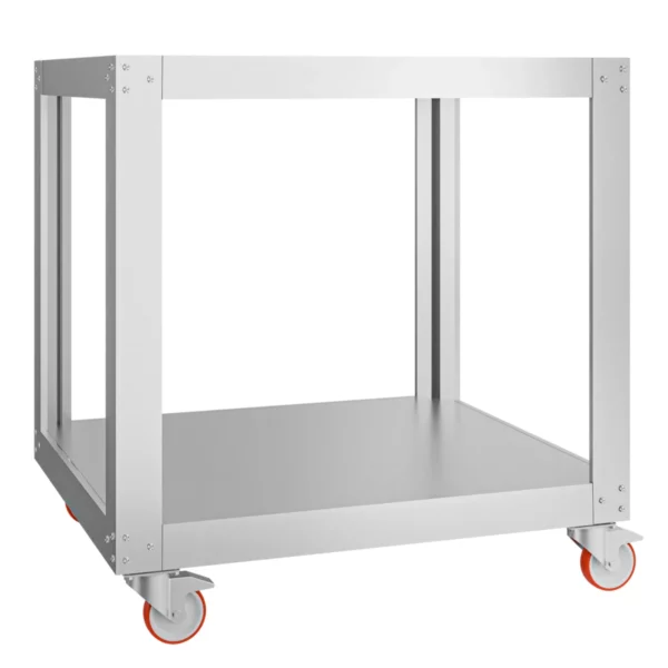 Plynová kamna na pizzu - 4x 34 cm - manuální - včetně digestoře, základního rámu a sady kol - Image 8