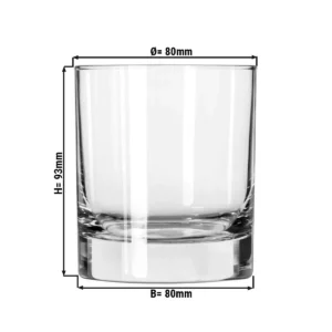 (12 kusů) Univerzální nápojové sklo - CHICAGO - 303 ml - Transparent