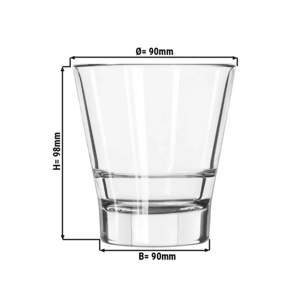 (12 kusů) Univerzální nápojové sklo - GILDE - 266 ml - Transparent - Image 2