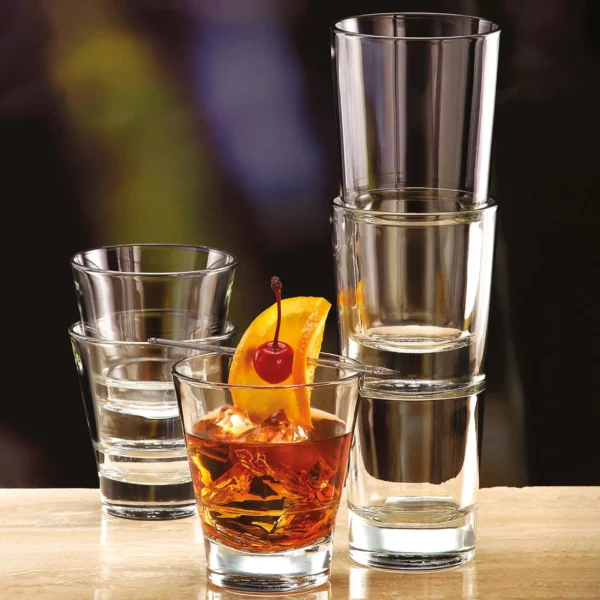 (12 kusů) Univerzální nápojové sklo - GILDE - 266 ml - Transparent - Image 3