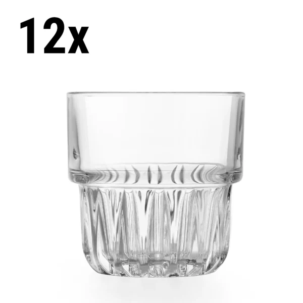 (12 kusů) EVEREST - Univerzální nápojové sklo - 14,8 cl - Transparent