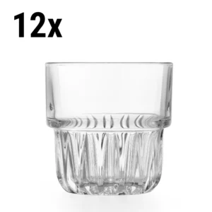 (12 ks) Univerzální nápojový pohár - EVEREST - 207 ml - Transparent