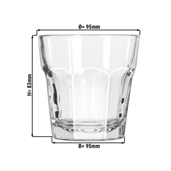 (12 kusů) Univerzální nápojové sklo - GIBRALTAR - 207 ml - Transparent - Image 5