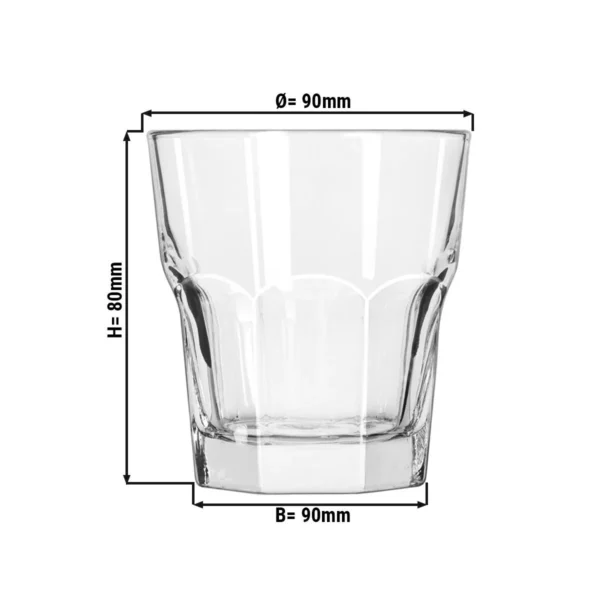(12 kusů) Univerzální nápojové sklo - GIBRALTAR - 207 ml - Transparent - Image 2