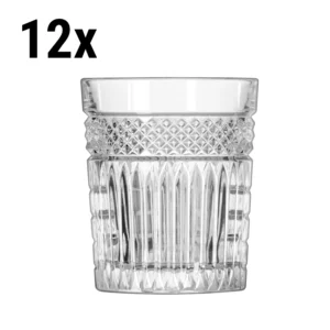 (12 kusů) Univerzální nápojové sklo - RADIANT - 350 ml - transparentní