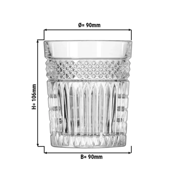 (12 kusů) Univerzální nápojové sklo - RADIANT - 350 ml - transparentní - Image 2