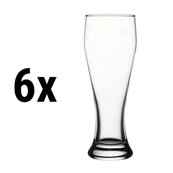 (6 kusů) sklenice na pšeničné pivo - BEER SPECIALS - 415 ml - kalibrováno na 300 ml - Image 2