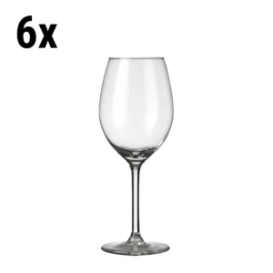 (6 kusů) sklenice na víno - ESPRIT - 410 ml - průhledná