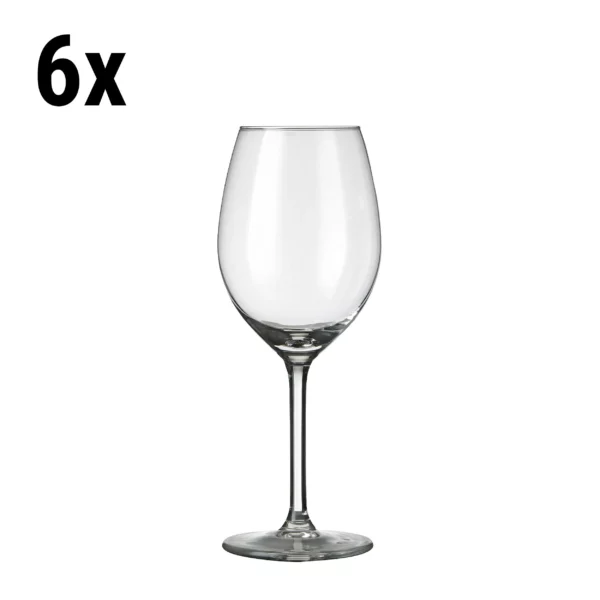 (6 kusů) sklenice na víno - ESPRIT - 410 ml - průhledná