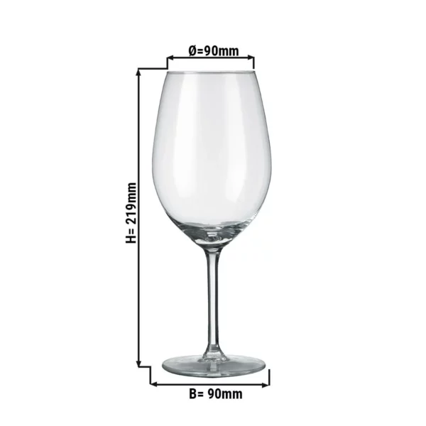 (12 kusů) sklenice na víno - ESPRIT - 530 ml - průhledná - Image 2