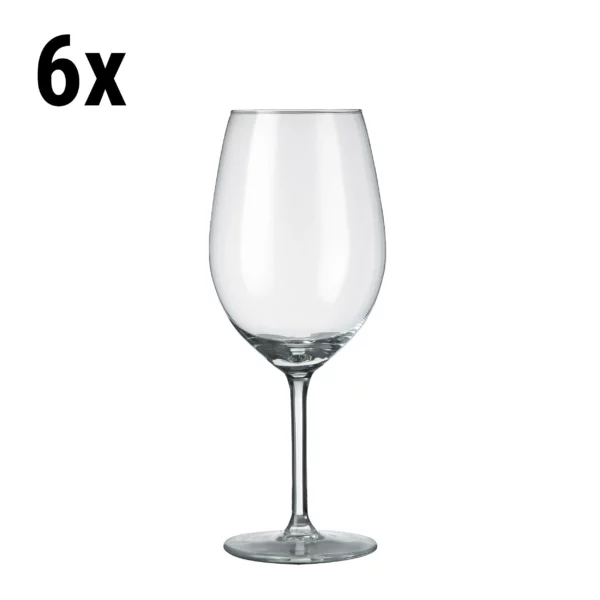 (6 kusů) sklenice na víno - ESPRIT - 530 ml - průhledná