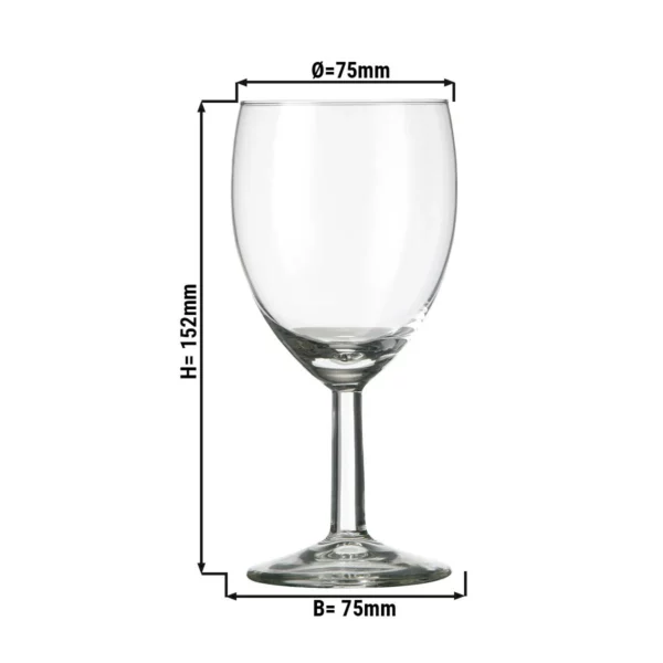 (12 kusů) sklenice na víno - GILDE - 240 ml - Image 2