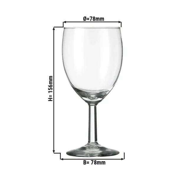 (6 kusů) sklenice na víno - GILDE - 290 ml - Image 2