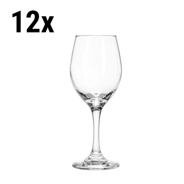 (12 kusů) Sklenice na víno - Perception - 325 ml - Průhledné