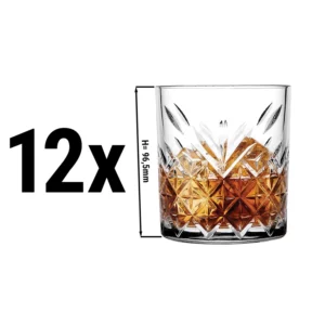 (12 kusů) sklenice na whisky - TIMELESS - 345 ml