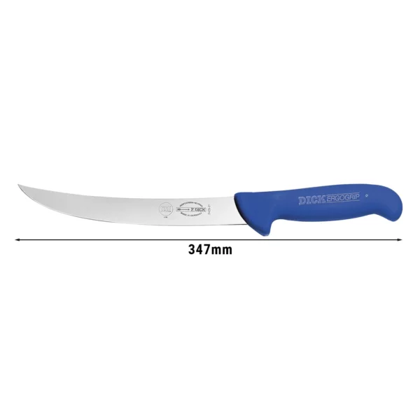 F. DICK nůž na kůži 21 cm, modrá rukojeť (standardní)