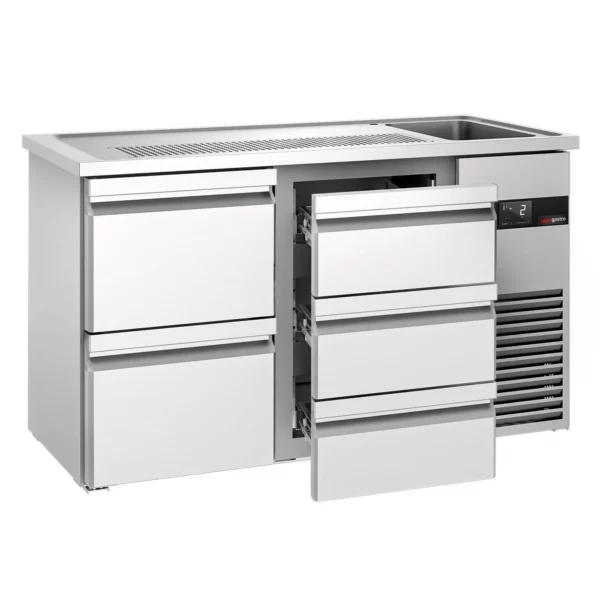 Pivní bar PREMIUM - 1550x700mm - 5 zásuvek - Image 3