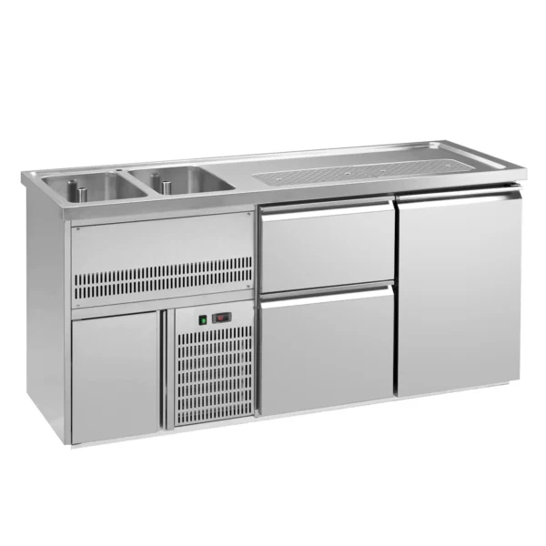 Pivní bar PREMIUM PLUS- 1950x700mm - 1 dvířka a 2 zásuvky - Image 3