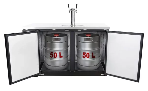 Chladič na pivo s kohoutkem - 2x50 litrové sudy - 1240x620mm - Image 9