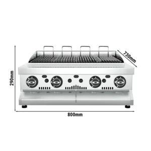 Plynový vodní gril - 10,4 kW