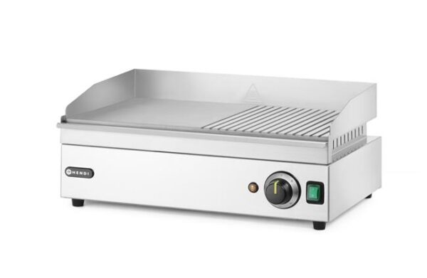 Polovičně vroubkovaná grilovací deska, HENDI, Kitchen Line, 220-240V/2400W, 527x404x(H)233mm - Image 3