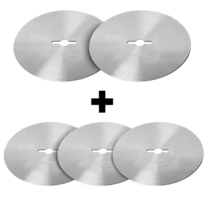 (5 kusů) Kulatý řezací nůž s hladkou čepelí - Ø 120 mm pro donerovou frézu