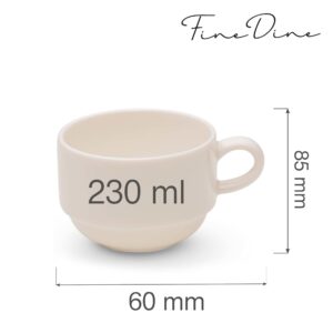 Stohovatelná sklenice Crema, 230 ml