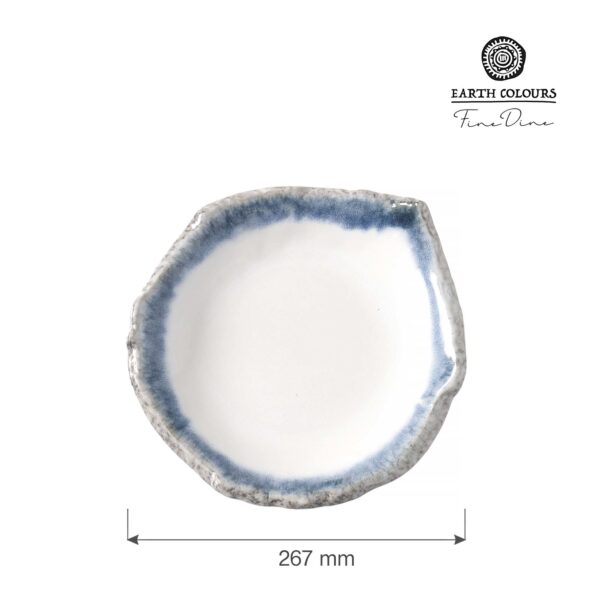 Hedvábná hluboká prezentační mísa, 267 mm